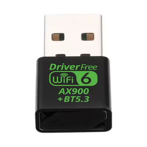 Adaptador USB WiFi 6 para PC de escritorio AX900 Tarjeta de red WiFi con 2,4 GHz Free Windows 7/10/11 802.11ax Driver Red inalámbrica - Product Image 4