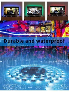5V IP65 Color Box 150D 5050RGB Led Strip Set 24 Key IR Controller 5V USB RGB5050 LED Strip Kit RGB Set RGB Kit - Product Image 6