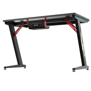 Escritorio de computadora de metal multifunción ajustable en altura para juegos y trabajo de PC Estación DE TRABAJO DE cibercafé elegante - Product Image 1