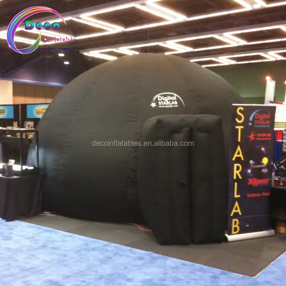 Mini planetário inflável para cinema, barraca de cinema portátil para a escola, planetário obtém a astronomia