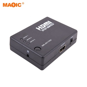 1080p 3 Port Hdmi Switch <strong>Splitter</strong> 3x1 3 <strong>Input</strong> <strong>1</strong> <strong>Output</strong> Hdmi <strong>Switcher</strong> for Home Theatre System Video Game Consoles