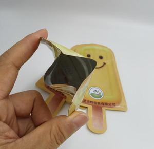Custom Design Packing <strong>Pouch</strong> with Zipper for Packing Coffee Bag with Zipper Lock Lollipop <strong>Pouch</strong> Die Cut Shape <strong>Pouch</strong> - Product Image 1