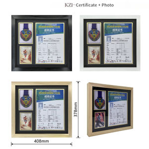 Marathon <span class=keywords><strong>Medal</strong></span> Display Frame Medaillen High-End Mounted Massivholz Border Aufbewahrung sbox Explosions geschützte Glas medaille Foto rahmen - Product Image 4