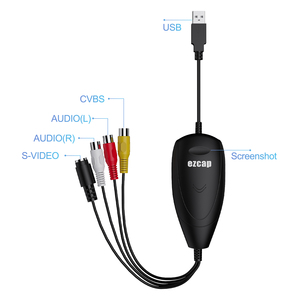 Tarjeta de captura de vídeo Ezcap172 USB2.0, convertidor RCA USB Hi8 Digital para reproductor de cinta DVD, accesorios de Audio y vídeo para VHS VCR - Product Image 5