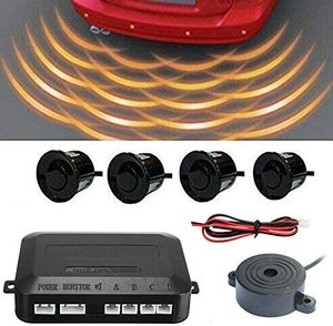 Sistema de Radar de aparcamiento inverso para coche, Kit de 4 sensores de marcha atrás con alarma delantera y trasera, recordatorio, pantalla LED, Conducción Segura - Product Image 2