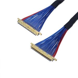 สายวิดีโอ LVDS เคเบิล IPEx20453คู่โมดูล LCD 1ช่อง8บิต Fix-30P-D6 60ซม. ทีวี VGA 20Pin IPEx20454 4N โคแอกเซียล - Product Image 1