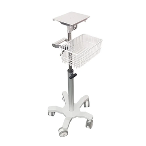 Columna de elevación de clínica de tratamiento de Hospital de diseño moderno, carrito de Monitor de signos vitales, precio de fábrica, carrito de emergencia - Product Image 3