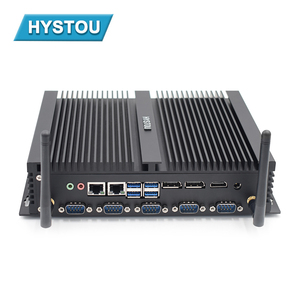 Wall-Mounted Fanless Industrial <strong>Computer</strong> with Core I5 8250U Mini Desktop <strong>System</strong> <strong>Unit</strong> In-Stock Industrial Chassis