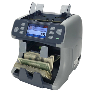 2 Pocket CIS contador de dinero pantalla táctil detector de dinero falso mezcla de conteo clasificación básica fitness máquinas de conteo de dinero - Product Image 1