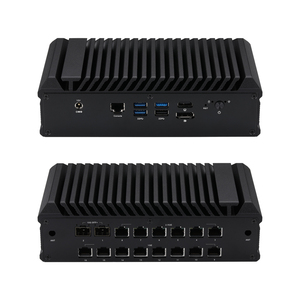 Qotom Q30900GP Fanless Network Appliance NAS Server Mini PC 16 puertos LAN (6*2,5G + 2 * SFP + 10G + 8*1G) para uso de Firewall de enrutador - Product Image 1