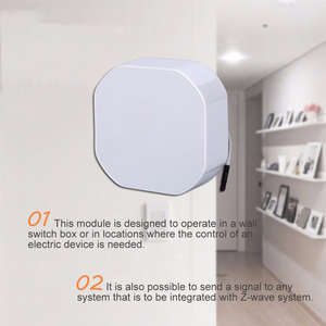 Módulo de interruptor Z-Wave de Automatización Inteligente del hogar de 2 bandas con sistema de automatización del hogar inteligente - Product Image 3