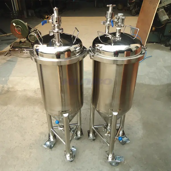 50L rifornimento diretto Della Fabbrica di birra in acciaio inox fermentatore/birra attrezzature