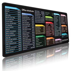 Alfombrilla de escritorio con acceso directo de Excel, alfombrilla de ratón con acceso directo para teclado XL,XXL, alfombrilla de ratón de escritorio personalizada de goma antideslizante de goma extendida - Product Image 4