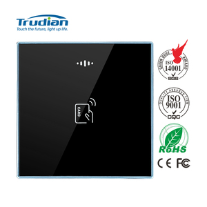 Trudian OEM&amp;ODM <strong>TCP</strong> <strong>IP</strong> Wiegand 26/34 Standalone Rfid 8MM Ultra-thin Body Ic Card Reader Door <strong>Access</strong> <strong>Control</strong> with Exit Button