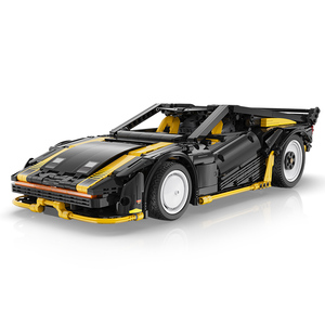 Cada C63001 Cyber Turbo-Vスーパーカーモデル車両アセンブリビルディングブロック子供向けの新しい教育用レーシングカーレンガのおもちゃ - Product Image 1