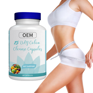 Benutzer definierte natürliche 15 Tage Colon Cleanse Hartge latin kapseln 30-zählige Kräuter ergänzungen für Darm unterstützung - Product Image 1