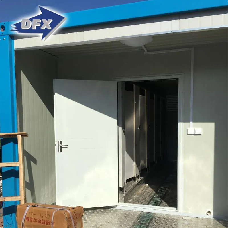 Living 20ft Standaard Draagbare Prefab Container Douches En Toiletten Voor Verkoop