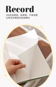Custom A5 Business <strong>Notebook</strong> With Litchi <strong>Pattern</strong> Thickened Soft Leather Printable Logo Journal Style <strong>Notebook</strong> With Printed Design - Product Image 5
