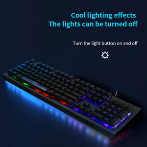 Teclado y ratón con cable para jugadores profesionales, nuevo modelo de tendencia, combo de teclado y ratón para juegos de ordenador, pc y portátil Multimedia