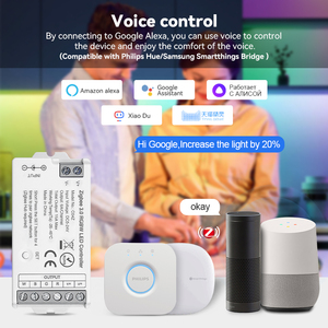 Zigbee 3,0 Tuya умный светодиодный контроллер беспроводной затемнения RGB W Светодиодный контроллер света - Product Image 3