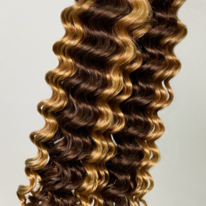 100% 100g Raw Brazilian Virgin Remy Boho Box Braids <strong>Bulk</strong> Unwefted Human Hair Extensions for Stylish Loose <strong>Deep</strong> Wave Braiding - Product Image 4