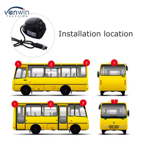AHD1080P <span class=keywords><strong>Mini</strong></span> Frente Lado À Prova D' Água e Traseira Invertendo Aid Wide 120 ° View Angle <span class=keywords><strong>Camera</strong></span> para RV Camper Estacionamento