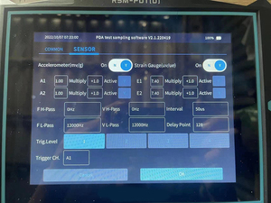 PDA Dynamic Load Tester mit hoher Dehnung Integrity Tester Pile Driving Analyzer