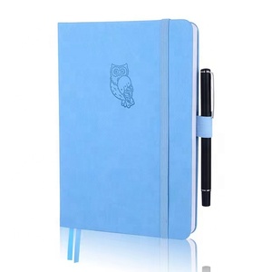 Zeamor Logo Embossed Pontilhado Soft PU Leather Capa Dura Jornal Alinhado Notebook Reunião Com <span class=keywords><strong>Elastic</strong></span> Pen Holder E Fechamento