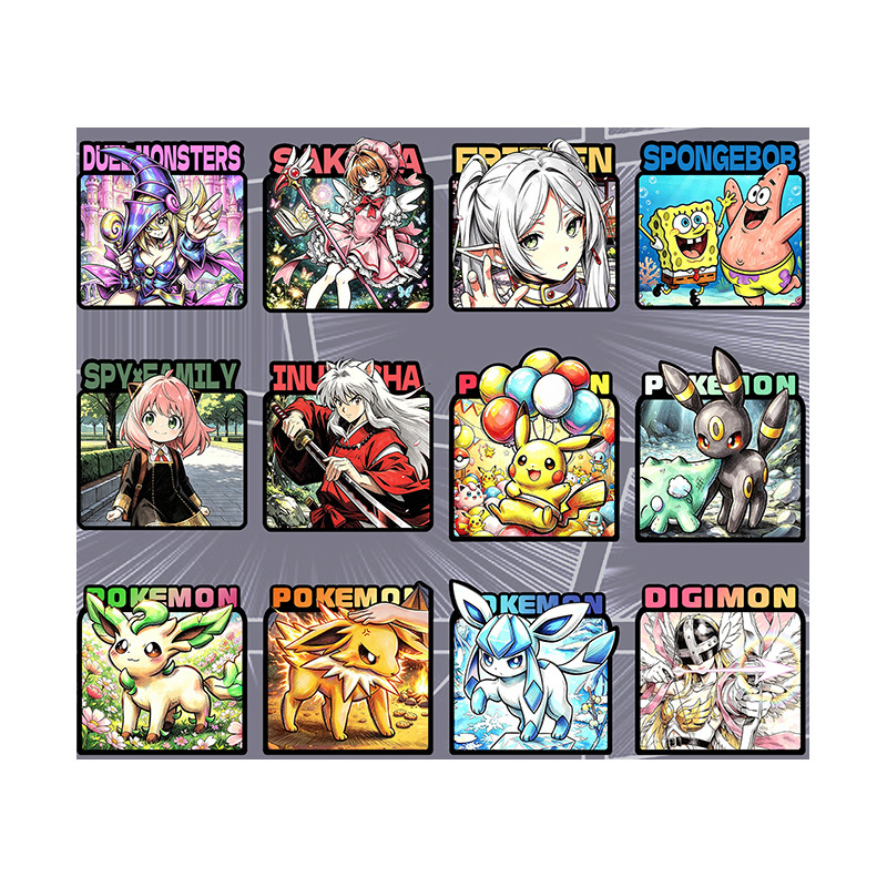 Japanese Anime Gather Magnet Red