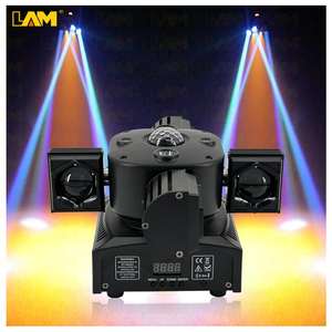 4-in-1 RGBW LED hareketli kafa ışık sahne etkisi desen disko parti ekipmanları ile dört düğün ve mekan için silahlı - Product Image 6