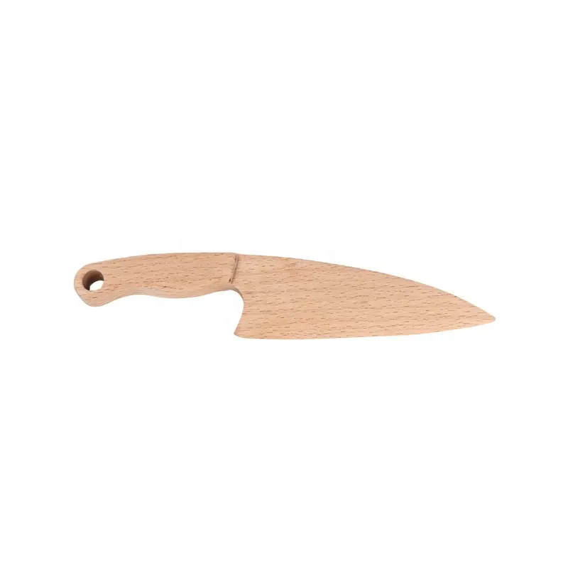 سكين خشبي أدوات مطبخ للأطفال لقطع الفواكه والخضروات بأمان ألعاب سكين خشبية صغيرة