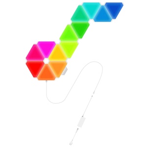 Tuya Smart Modern <strong>DIY</strong> <strong>LED</strong> Ambient Light Panel RGB Lamp with APP Voice Music Rhythm for EU US UK AU Plug for Living Room - Product Image 4