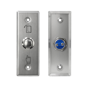 Controllo accessi interruttore illuminato pulsante pulsante di uscita in metallo pulsante di rilascio interruttore a parete di rilascio della porta - Product Image 4