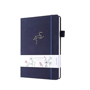 Benutzer definierte Seide Stoff Leinen Hardcover A5 Journal Eco Notebooks Gold Wirbelsäule Seitentuch <span class=keywords><strong>Notebook</strong></span> Wieder verwendbares lösch bares schwarzes Papier tagebuch