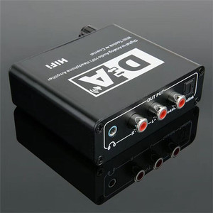 Convertidor de audio Digital a analógico, decodificador amplificador de auriculares con Coaxial Toslink - Product Image 5