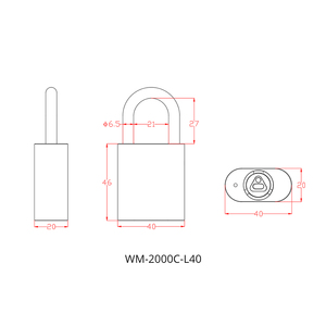 High Quality Reasonable Price Padlock Same <strong>Key</strong>, One <strong>Key</strong> to Open Multiple <strong>Locks</strong> - Product Image 5