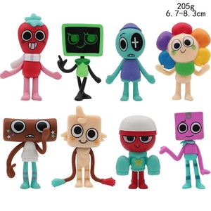 HY2 Dandy'<strong>s</strong> World Action Figure Collection Model <strong>Toy</strong> 7-8.5cm 8 Models of the Dandy World Doll Desktop Decoration - Product Image 2