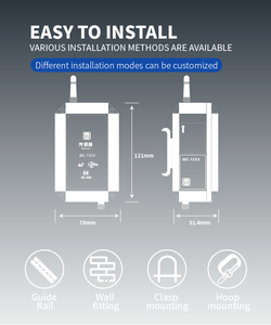 Módulos inalámbricos y RF de automatización industrial Modbus TCP IO Module with 4DI 4DO 8AI RS485 Montaje en riel DIN - Product Image 4