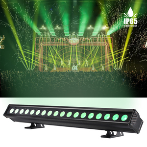 RGBWA + UV DX512 18x15 Вт светодиодная линейная настенная осветительная лента с дистанционным управлением IP65 Водонепроницаемая наружная подсветка здания - Product Image 1