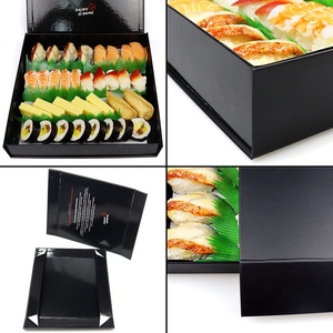 ตัวอย่างฟรีของการพิมพ์ที่กำหนดเองกล่องกระดาษเกรดอาหารกล่องซูชิ Takeaway - Product Image 4