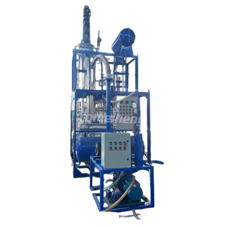 Regeneration treatment system that converts waste oil into diesel fuel and improves oil utilization waste oil refinery machine