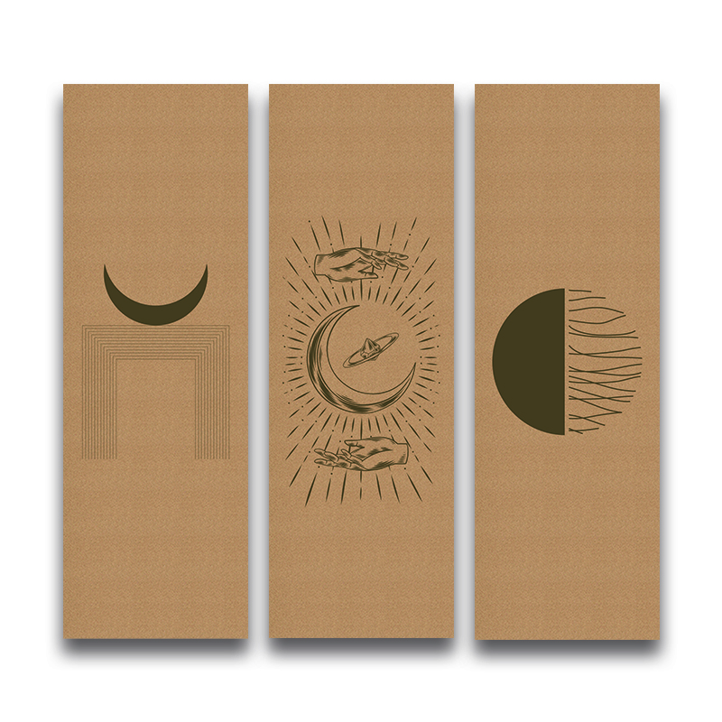 Tapis de yoga en liège ciel étoilé