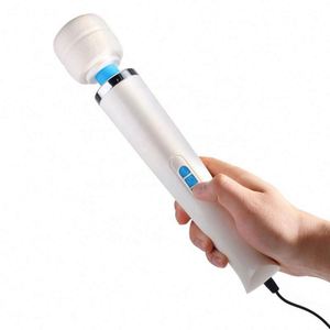 纽约美国垄断110V 220V软硅胶女性成人玩具魔杖振动器
