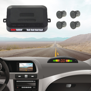 Car <strong>Reverse</strong> Parking <strong>Sensor</strong> <strong>Wireless</strong> Car Parking Assist <strong>System</strong> Auto Rear Reversing Radar Ultrasonic LED Kit 4 <strong>Sensors</strong> - Product Image 4