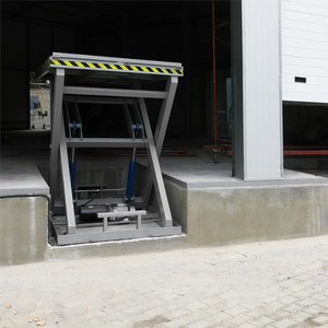 Nueva plataforma hidráulica de 8 toneladas, nivelador de muelle de tijera, plataforma de elevación de descarga de carga eléctrica automática, elevador de carga, rampas de muelle