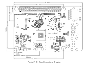 Rockchip RK3566 linux module Purple <strong>Pi</strong> OH3566 <strong>Android</strong> Linux development board with <strong>Raspberry</strong> <strong>Pi</strong> Quad core 64 bit for iot device