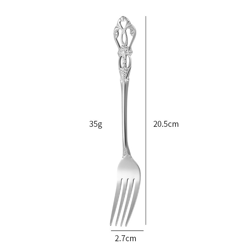 Fourchette à dîner en argent