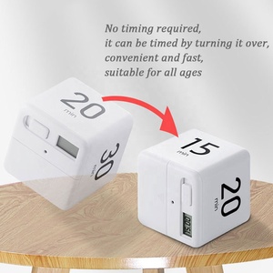 Cubo di LED Timer per la Cottura Doccia Studio di Allarme Orologio Magnetico Elettronico Tempo di Conto Alla Rovescia Piazza Cucina di Casa Soggiorno Quadrato - Product Image 3