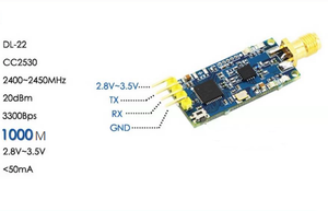 Di alta qualità 2.4G zigbee CC2530 wireless porta seriale ricetrasmettitore modulo dati modulo di trasmissione trasparente TTL - Product Image 4