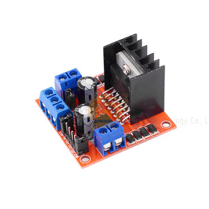 L298Nステッパーモータードライバーボードモジュールドライバーロボットスマートカー、直接挿入コンデンサー付き - Product Image 1
